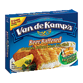 Van De Kamp's  whole beer battered fillets, 10 fillets Left Picture